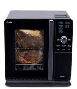 GE Profile Indoor 2.1 CU 293- Sq. in Black Smart Electric Smoker BRAND NEW