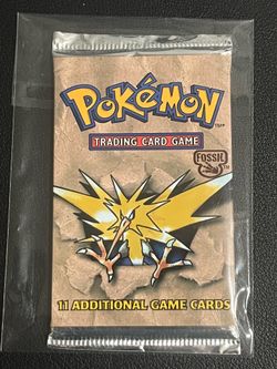 Pokemon Fossil Zapdos Booster