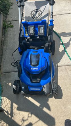 Mower Kobalt 2batery 24 v max 48 v