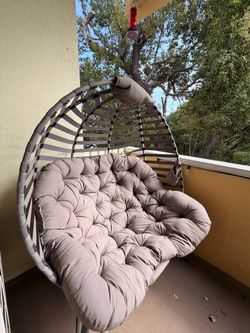 Outdoor “egg” chair