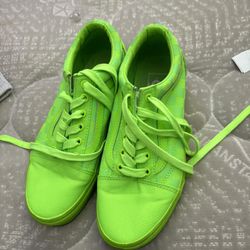 Vans Shoes Neon Green 