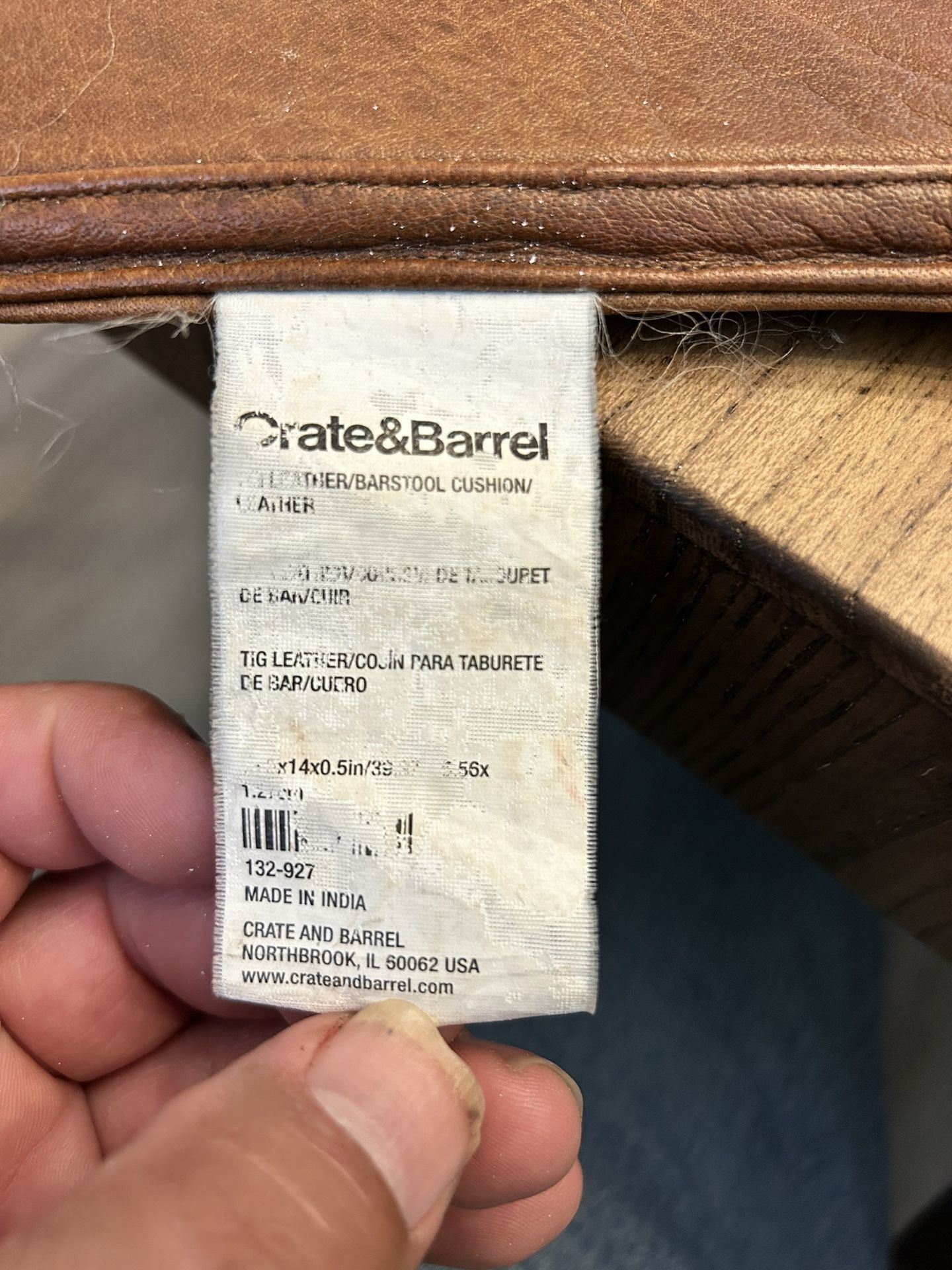 Crate & Barrel Tig Bar Stool