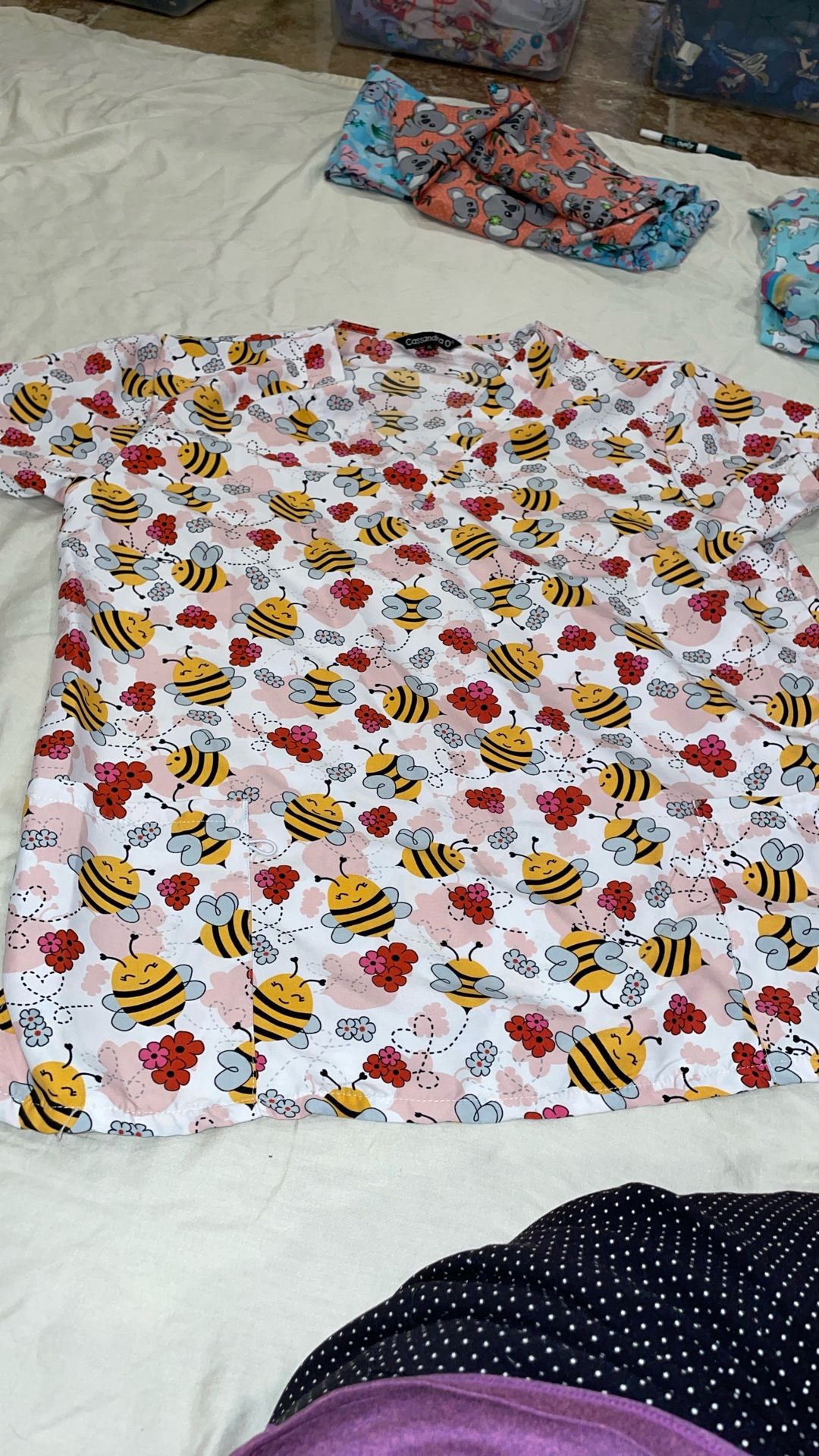 Scrub Top In Xlg