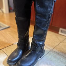 Black Leather Boots