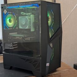 AMD Ryzen 5 7400f + Radeon RX 5500 XT RGB Gaming Desktop PC Computer 