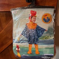 New Disney Movie Moana - Hei Hei Chicken Costume  Size 4