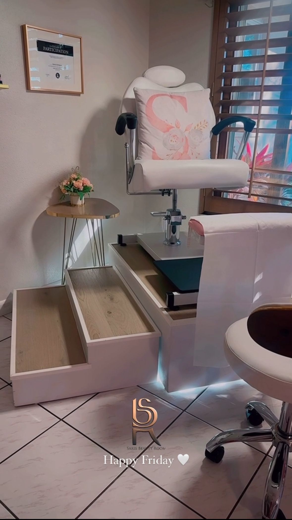 Pedicure Chair And Detachable Platform 