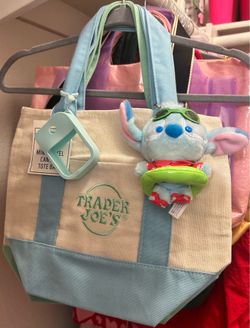 Trader Joe's Mini Tote Bag 🩵