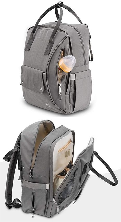 (NEW) $15 OMORC Baby Changing Backpack Diaper Bag Multi-functional w/ Stroller Hooks, Cooler Pockets