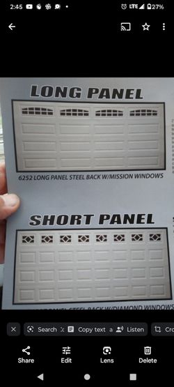 Garage Door Varias Medidas