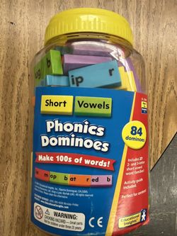 3 Containers Of Phonics Tiles