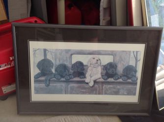 Wall art. LabPuppies.