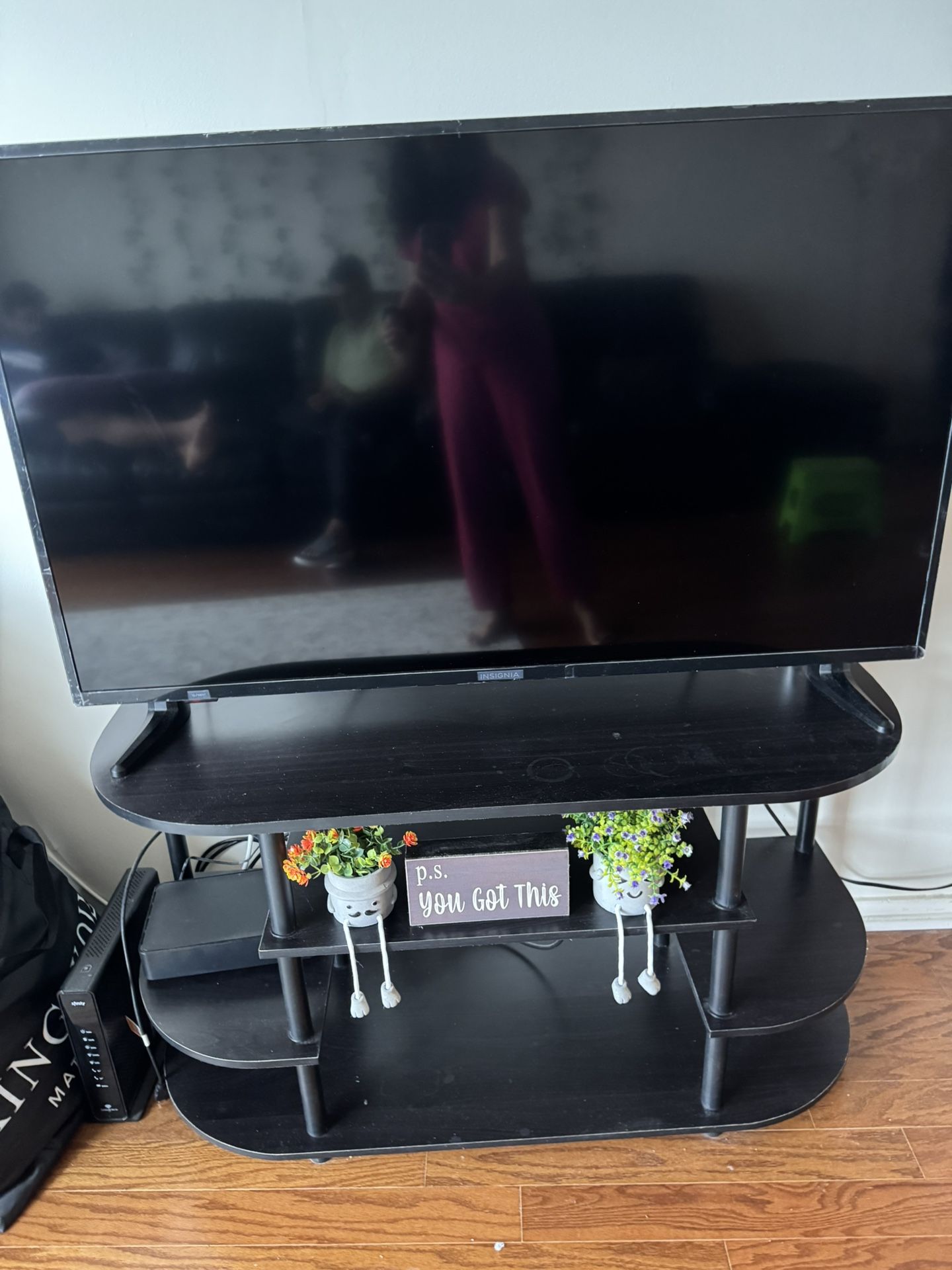 55-inch TV with stand