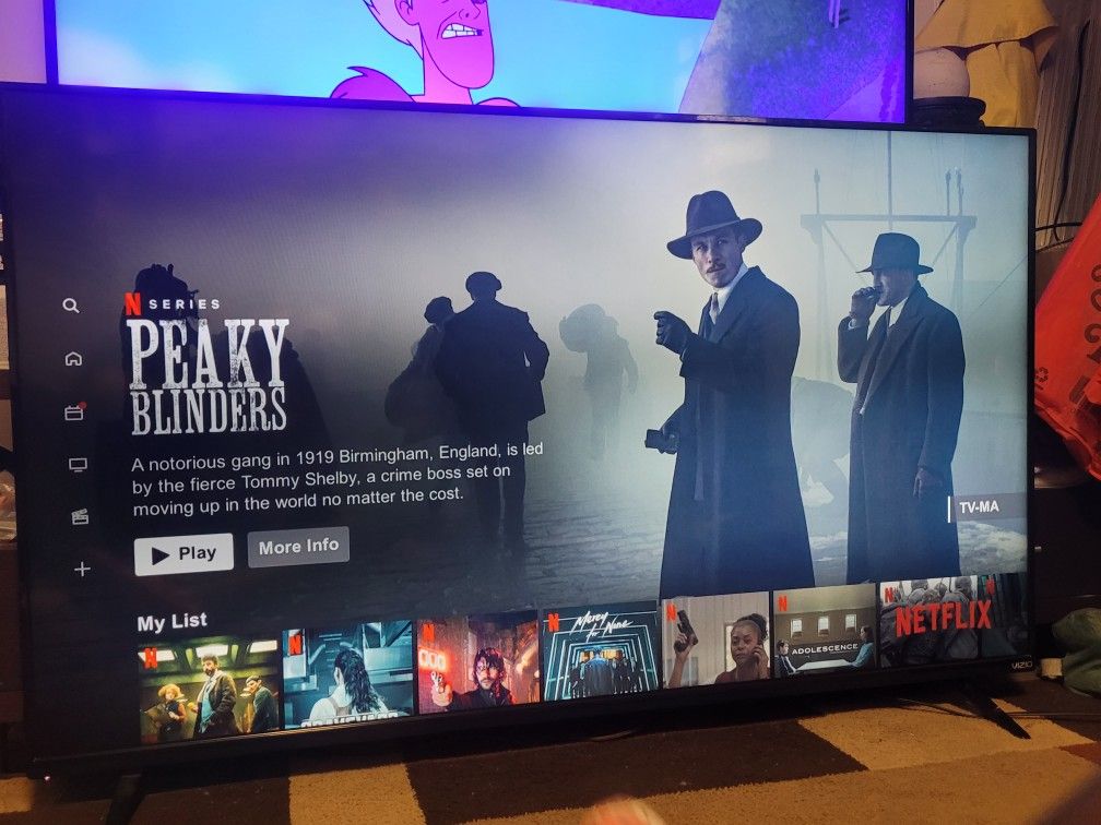60inch Visio Smart Tv W/remote 