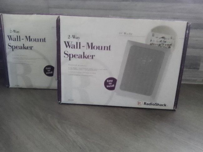2-Way Wall Mount Speaker Set Of 2 New In Box