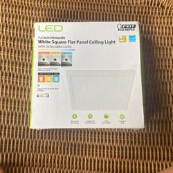 2 Boxes Of LED Square Flat Panel Ceiling Light 5$ Each