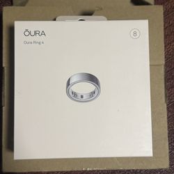 Oura Ring Gen 4 Size 8 Silver 