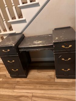 Wooden vanity