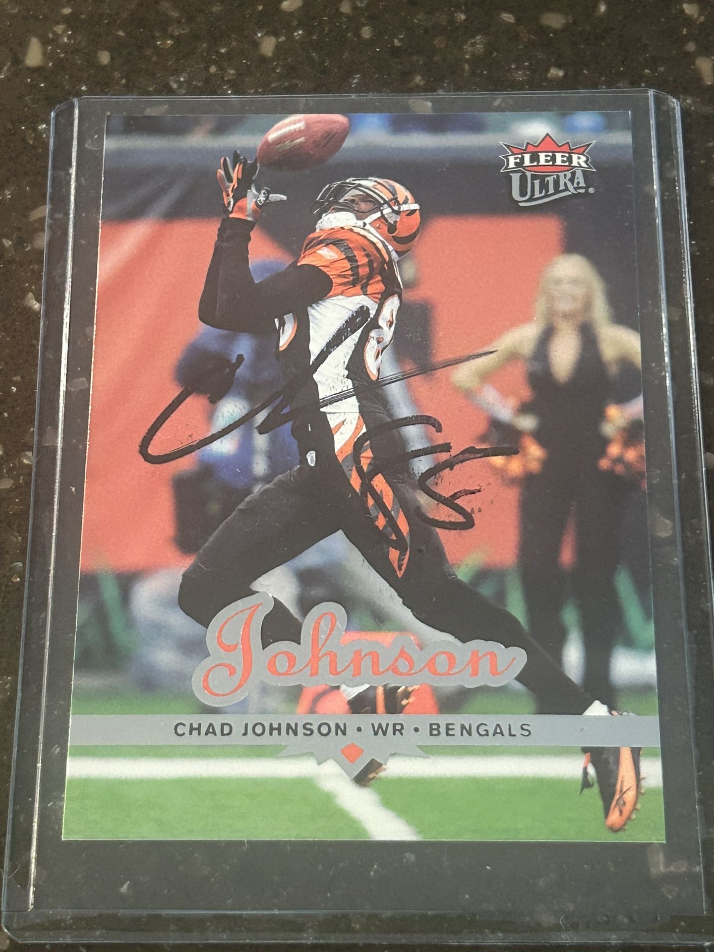 Chad Johnson Autographed Card With COA
