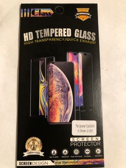 Apple Iphone 11 ProMax HD Tempered Glass Screen Protector
