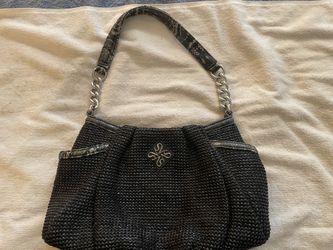 Simply Vera Black Bag With Silver Strap