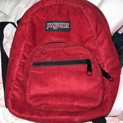 Vintage mini jansport corduroy backpack
