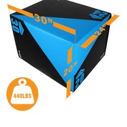 Yes4all Heavy Soft Plyo Box 30"x24"x20" 64Lbs