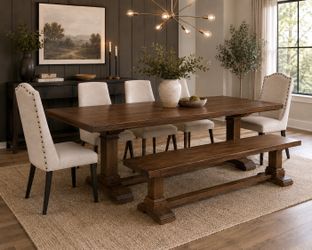 Gorgeous Refinished 6-Piece Designer Dining Set