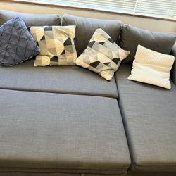 Sectional Sofa Bed With Chase 