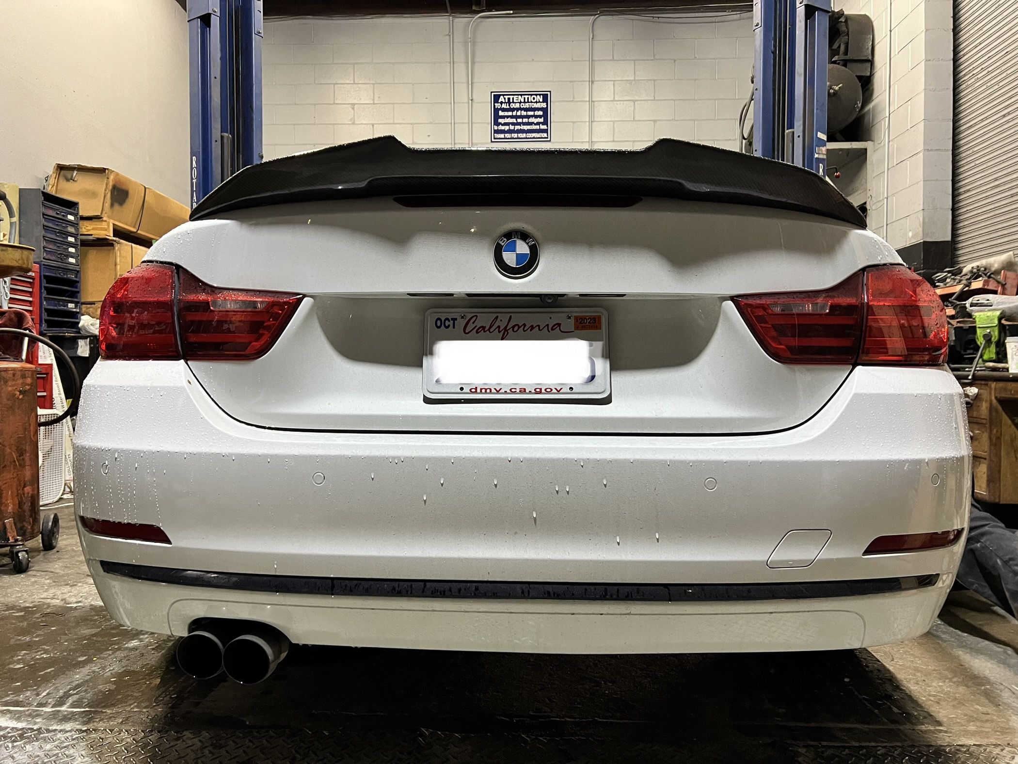 2014 - 2017 BMW 428i 430i Rear Bumper Cover F32 F33 F36