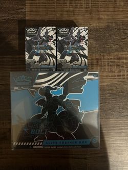 Pokemon Black Bolt ETB & Booster Bundle