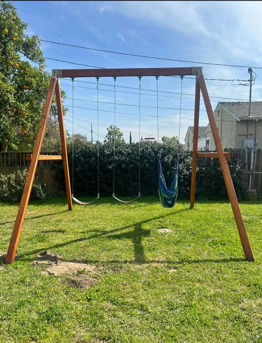 Extra Tall Hand-Made Swing Set