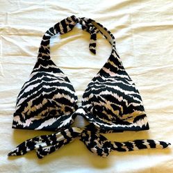 Victoria’s Secret Animal Print Bikini Top 