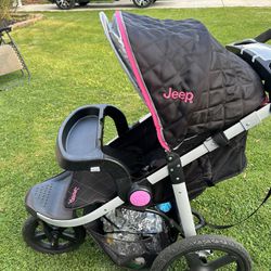 Jogger Stroller With Option For Infant Car Seat 