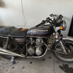 1970s Honda CB550 Four K Vintage Motorcycle Project Bike “Clean California title in hand.”