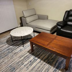 Real wood coffee table