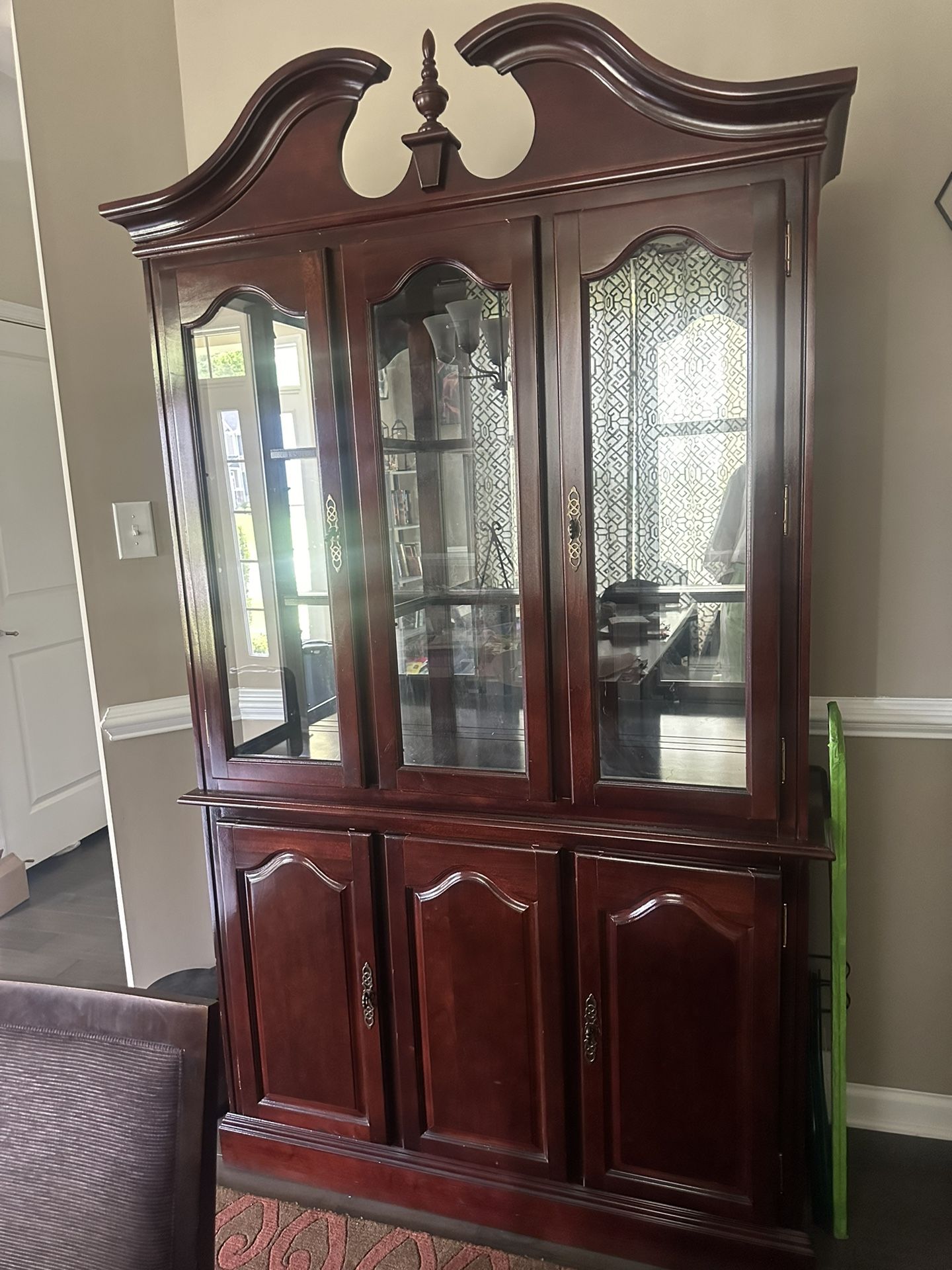 Beautiful Cherry China Cabinet!