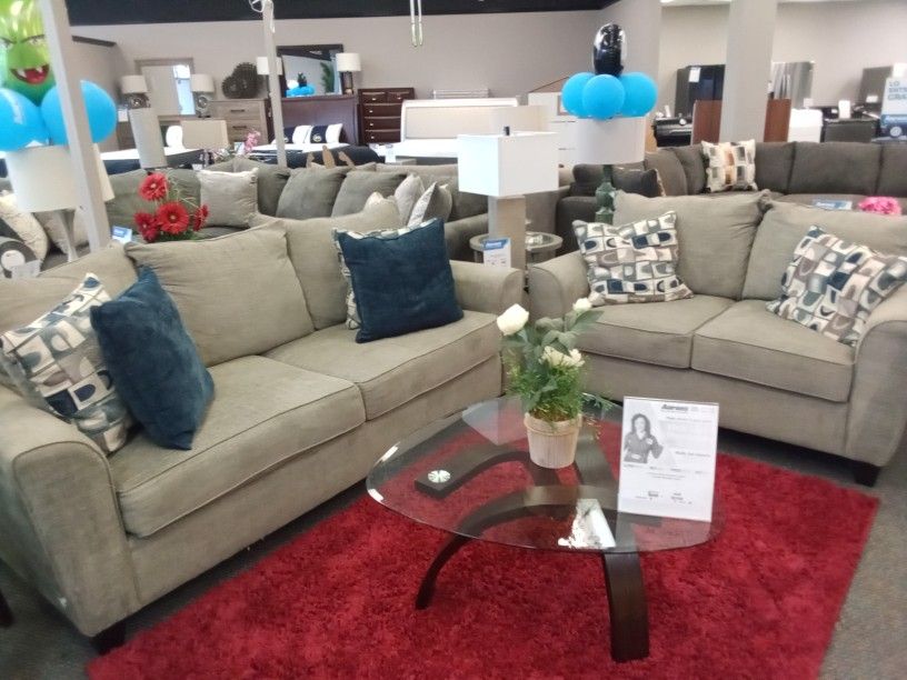 Grey Sofa And Loveseat