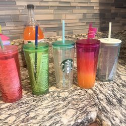 Starbucks Glass Tumblers 