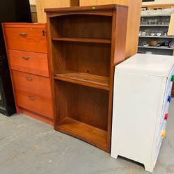 (In store) 3/4 size mission style bookcase