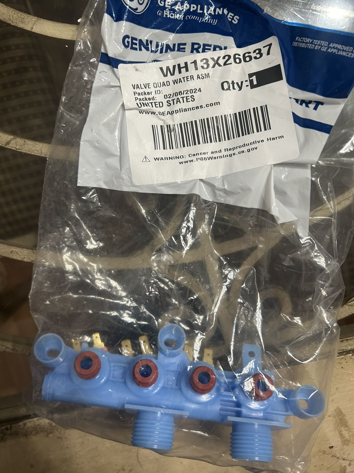 He Washer Part