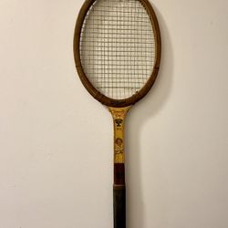 Vtg Wilson Maureen Connolly Cup wooden tennis racquet Speed Flex Fibre Face