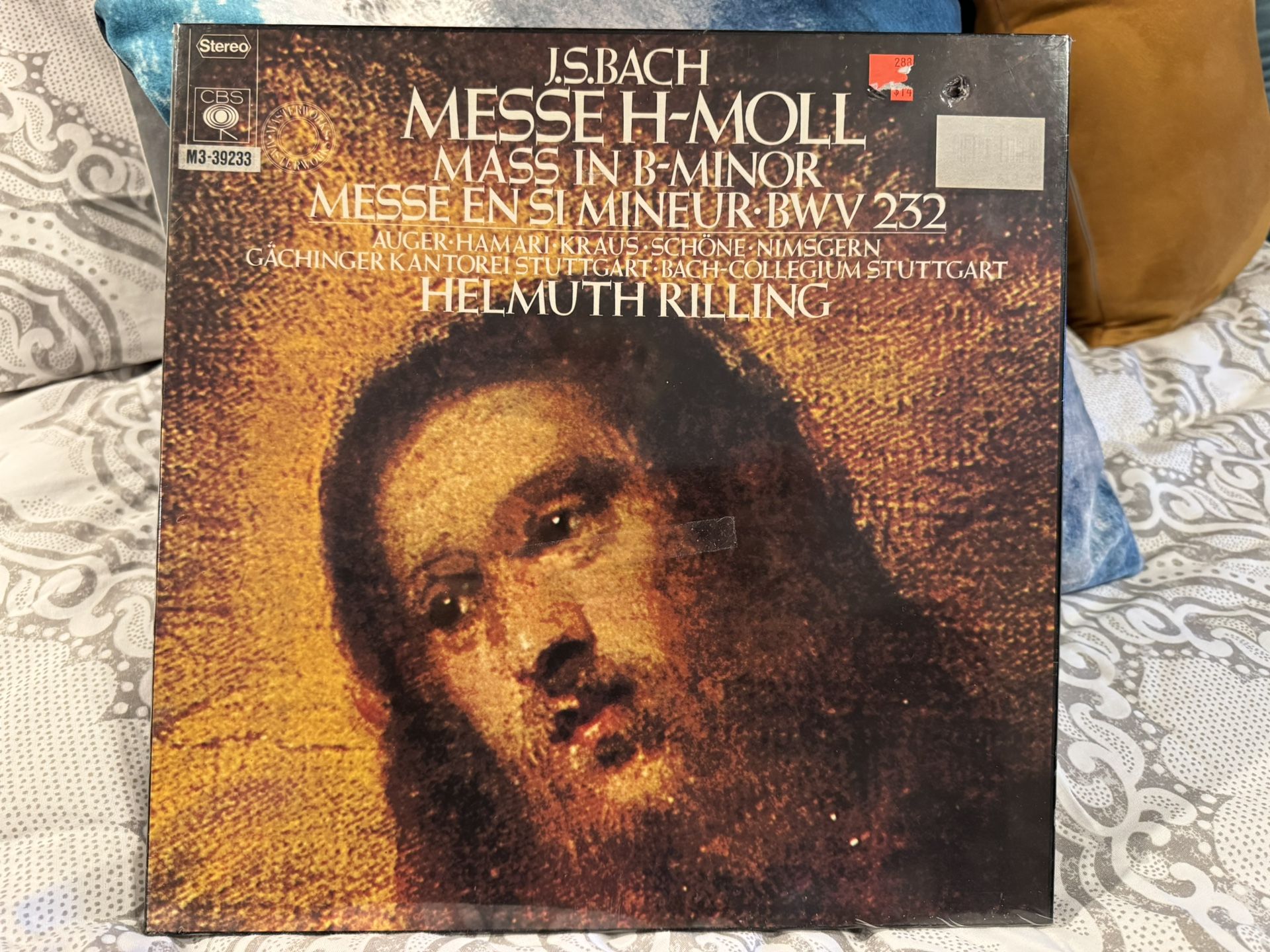 * NEW * [3 LP SET] Bach Messe H-Moll in B minor AUGER HELMUTH RILLING CBS