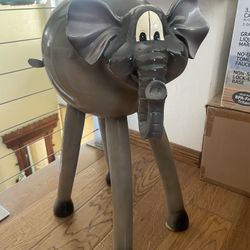 Elephant Figure Table Base Statue 