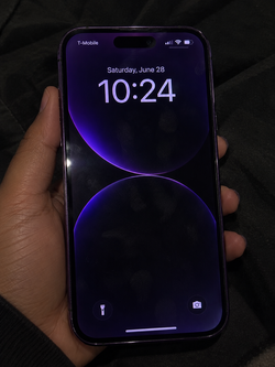 iPhone 14 Pro 256GB Deep Purple CRACKED BACK ONLY THING WRONG