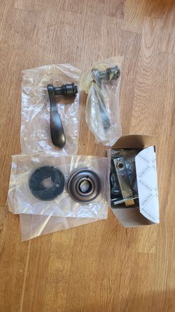 New Baldwin bronze privacy door lever set