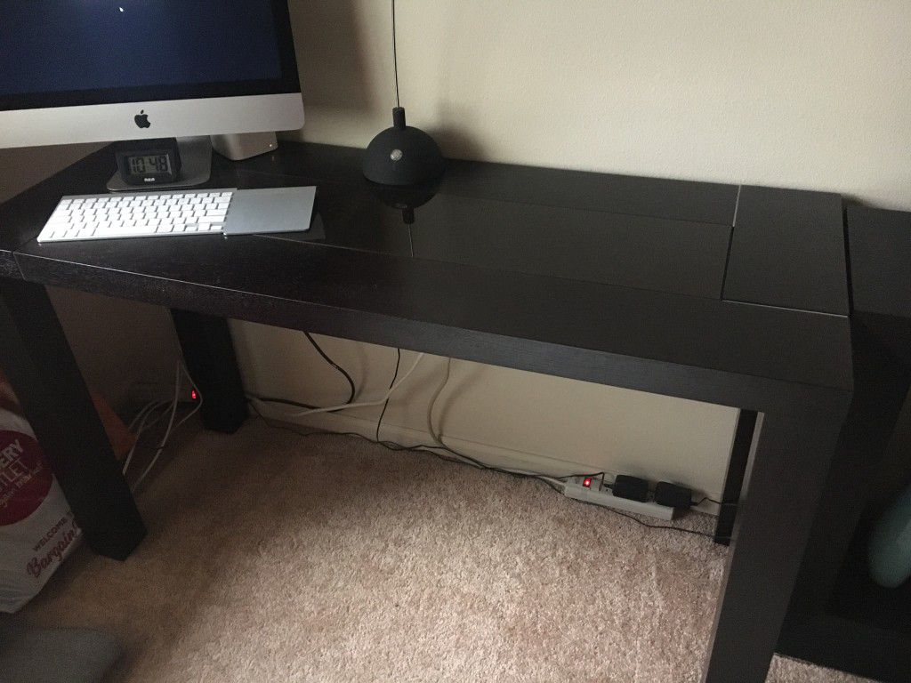 Computer desk.