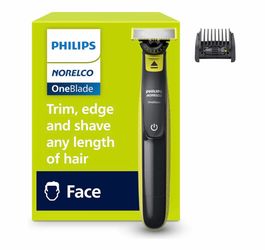 Philips Norelco One 360 Hybrid Face, Electric Beard Trimmer and Shaver