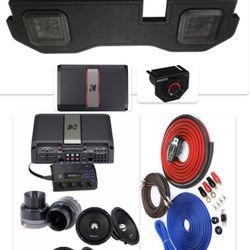 DODGE RAM 4 DOORS FULL BASS PACKAGE KICKER L7t And Voice PackageINSTALLED