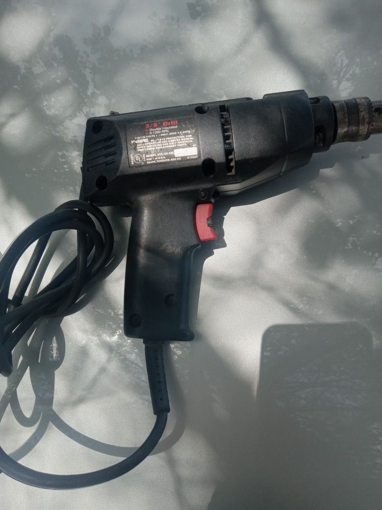 3/8 Drill Sears CRAFTSMAN